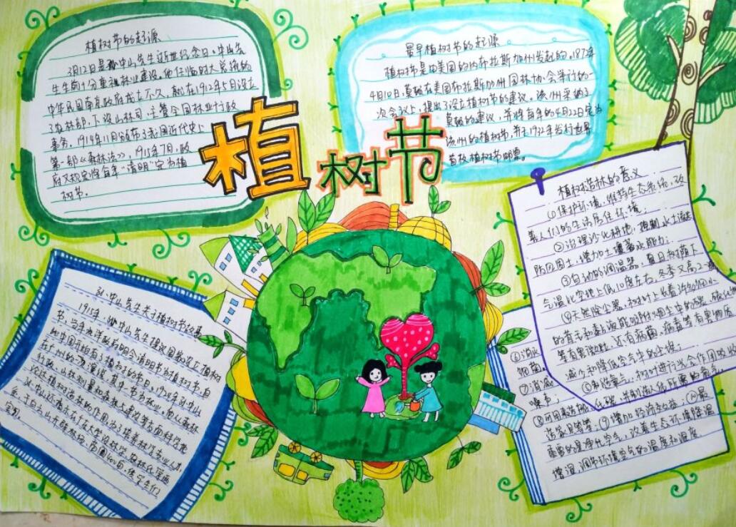 植树节手抄报11